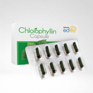 Edmark Chlorophyllin 240mg Capsules - Water-Soluble, Digestive/ Supplement