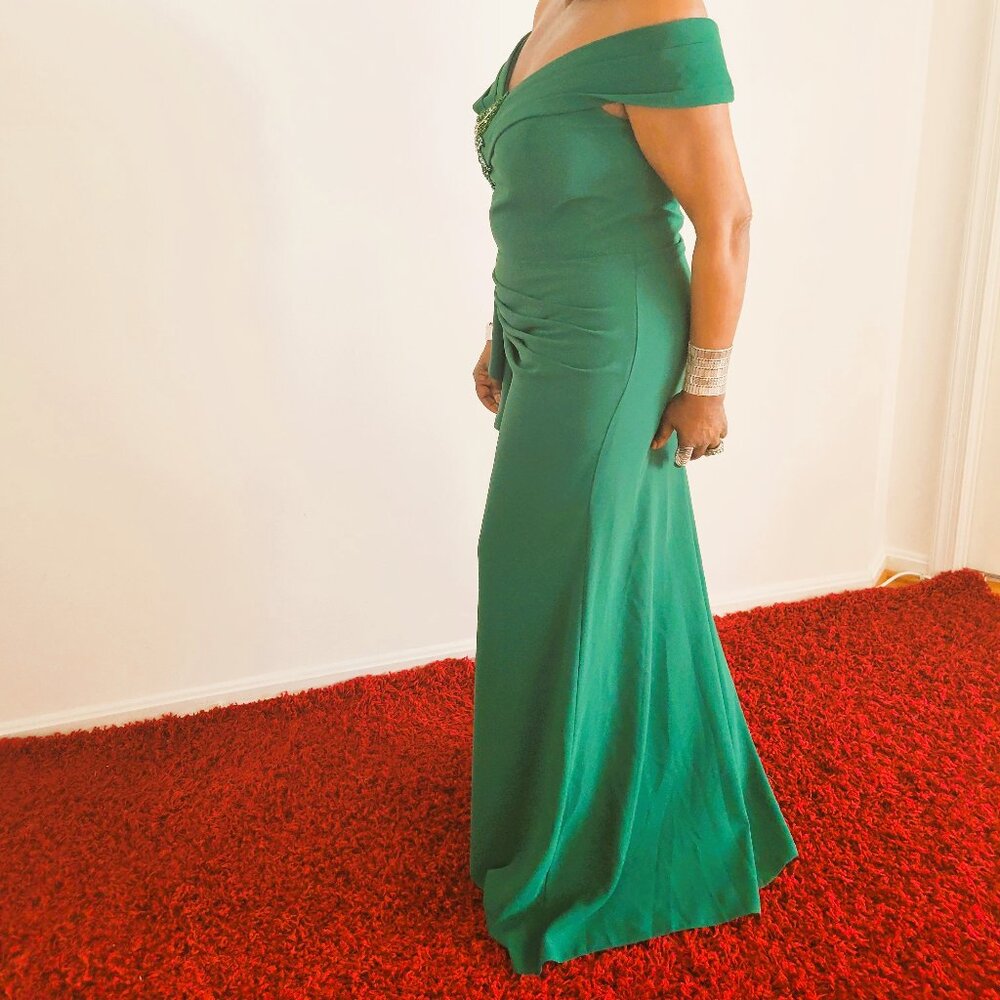 Women's Ruffled Side-Slit Gown - Image 6