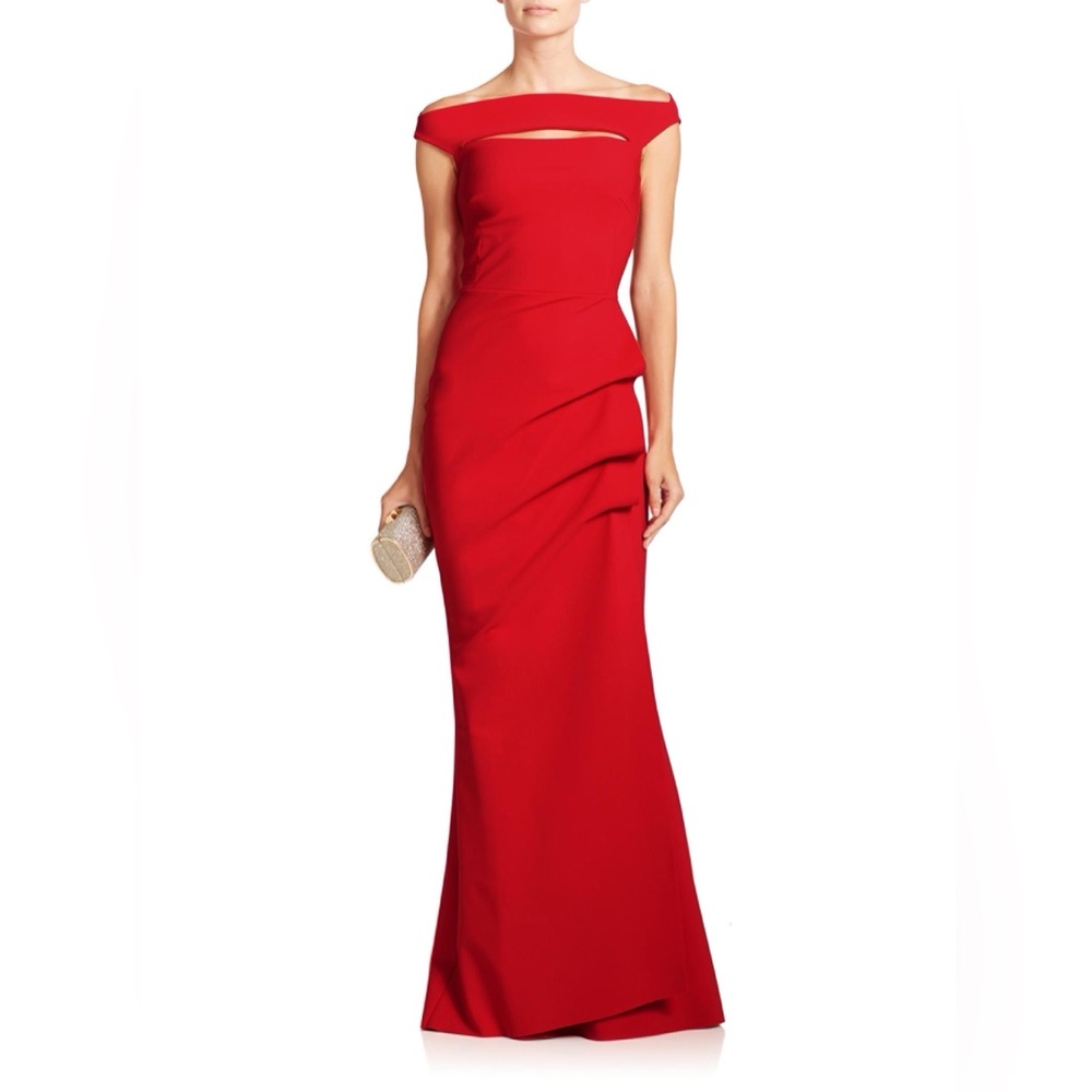 La Petite Robe Di Chiara Boni Navy Blue Tally Gown Dress - Image 9