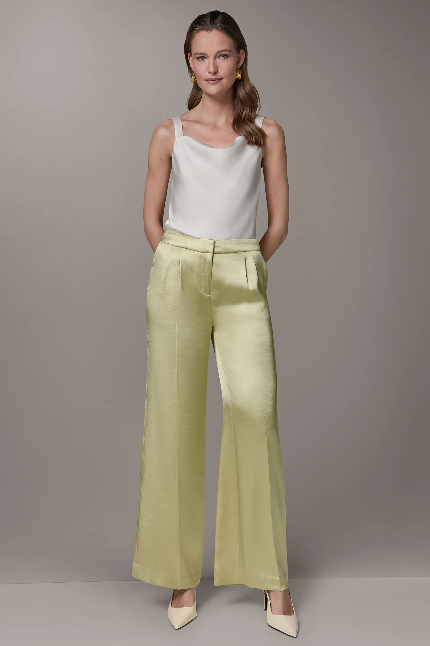 CHARMEUSE WIDE-LEG PANT