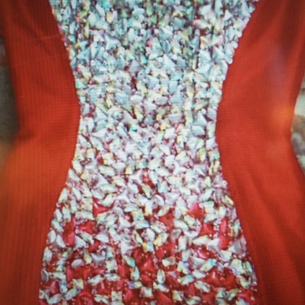 Jovani Red Crystal Strapless Sweetheart Mini Dress | Short Prom Homecoming Dress - Image 6
