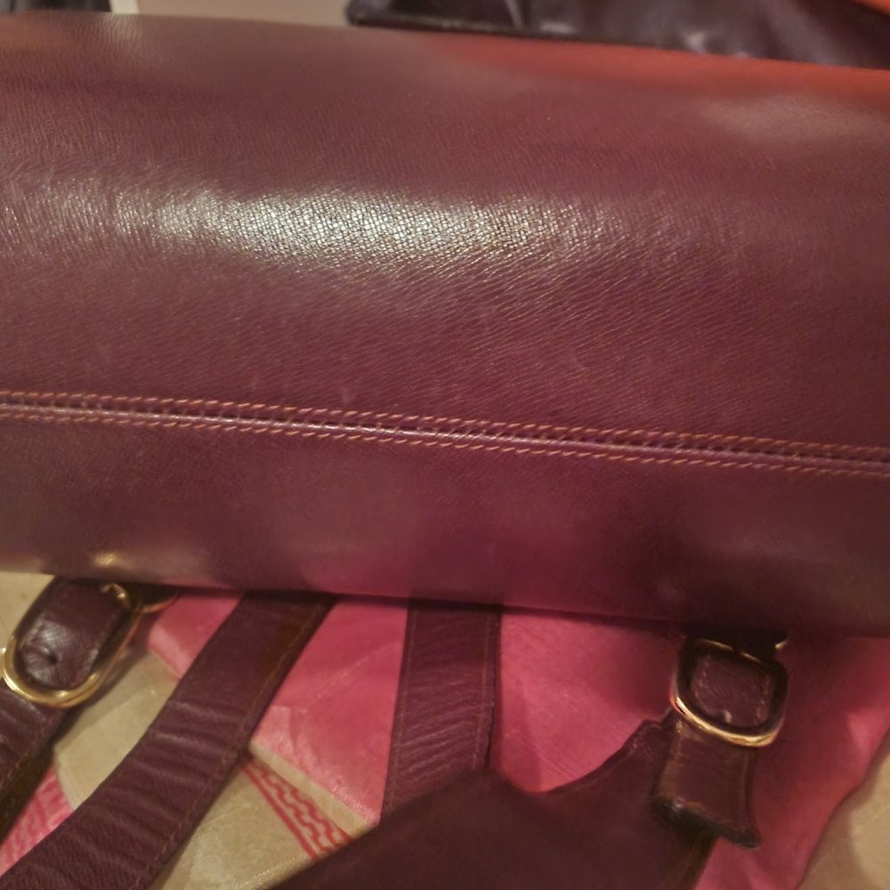 Cartier Must De Cartier Bordeaux Leather Backpack Vintage Bag - Image 5