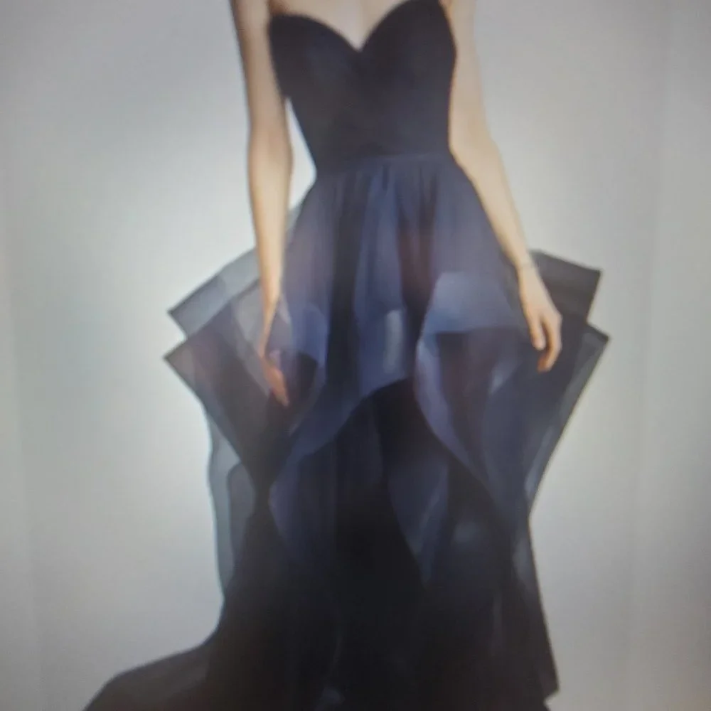 Basix Black Label Sweetheart Cascade Tulle Gown | Romantic Evening Dress - Image 7