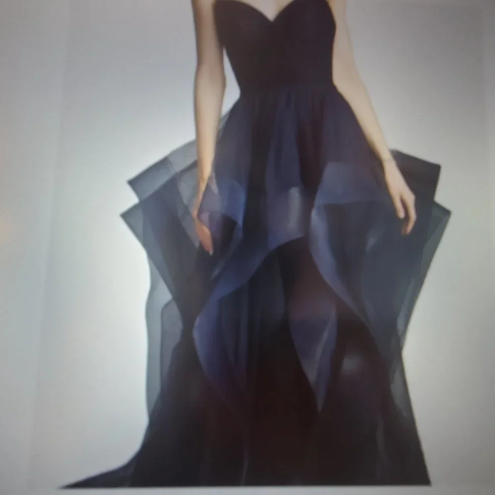 Basix Black Label Sweetheart Cascade Tulle Gown | Romantic Evening Dress