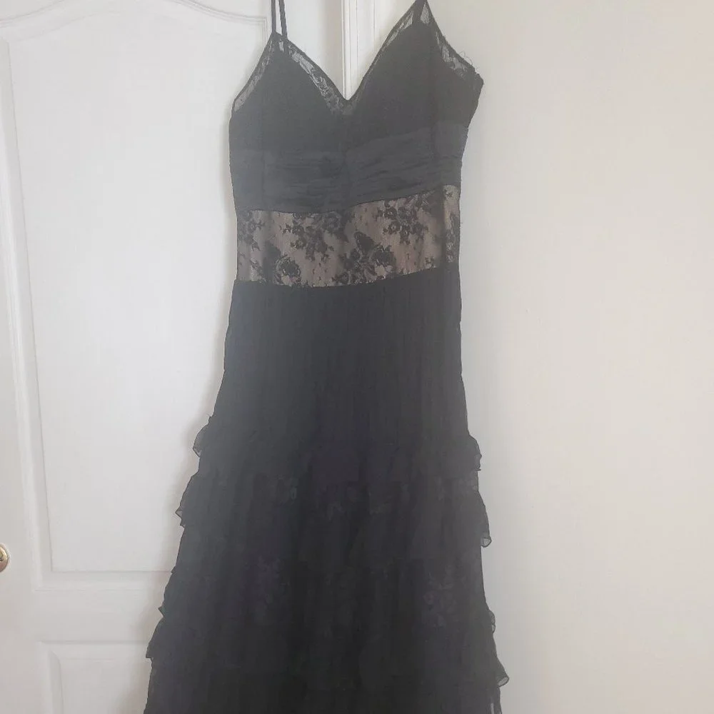 Jovani Sweetheart Sleeveless Black Ball Gown Long Sheer Waist Formal Dress - Image 6