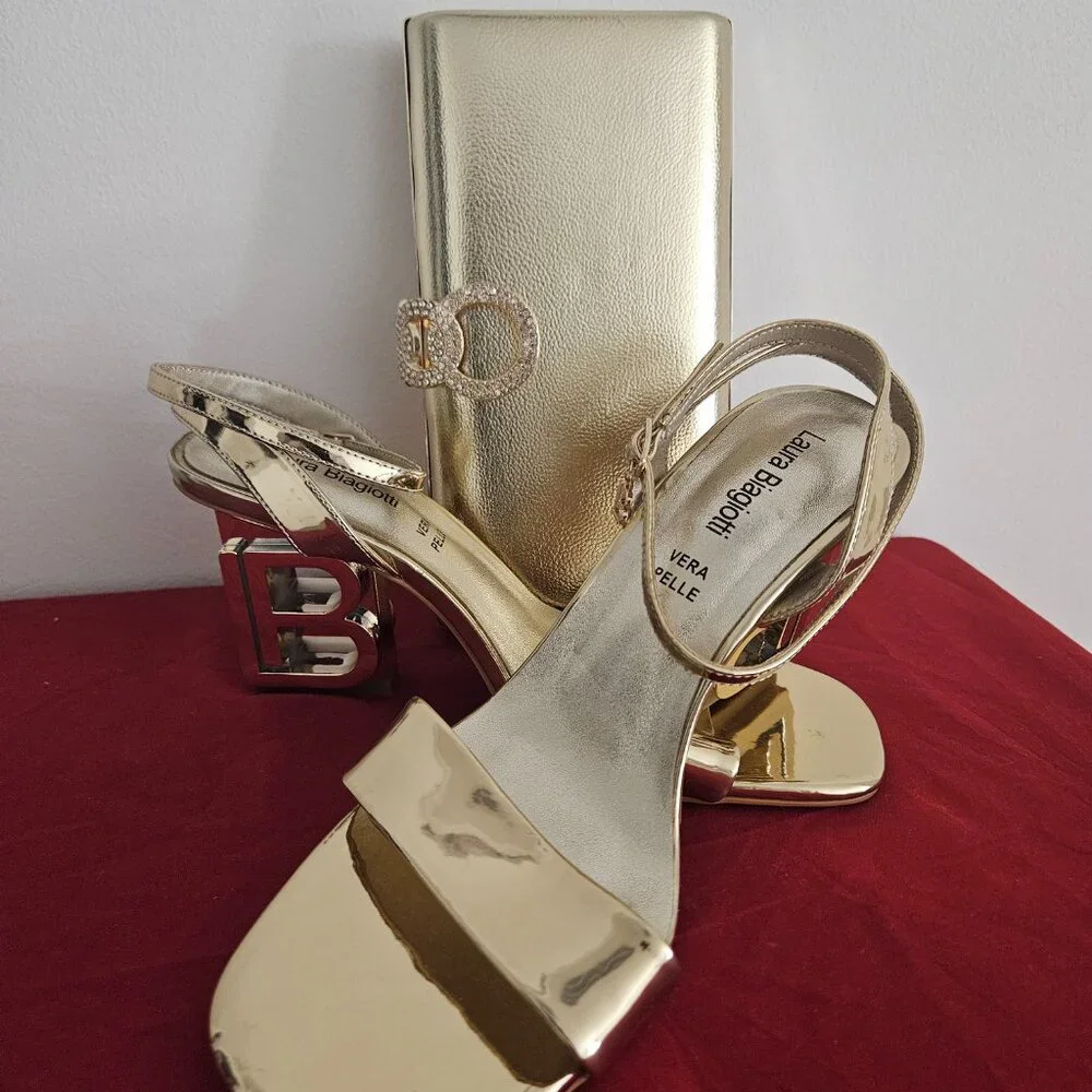 SET LAURA BIAGIOTTI SHOES & MENBUR CLUTCH - Image 6