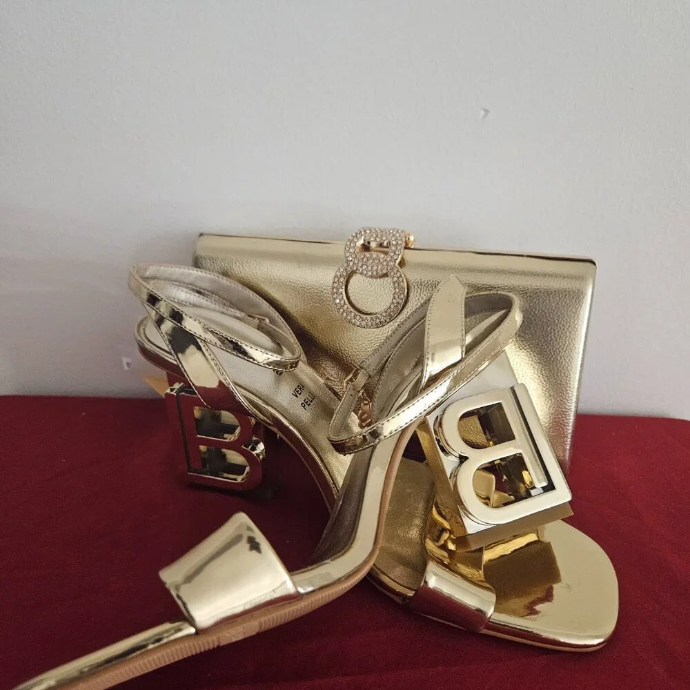 SET LAURA BIAGIOTTI SHOES & MENBUR CLUTCH - Image 5