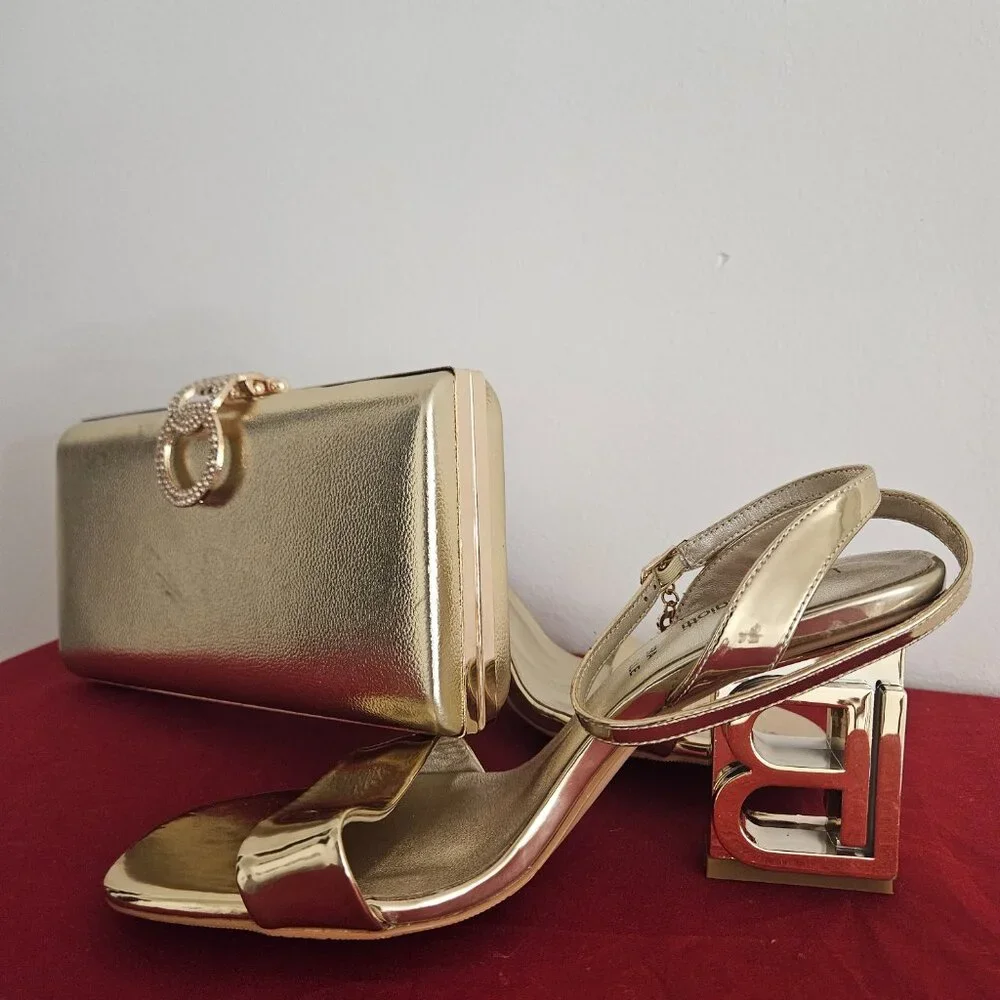 SET LAURA BIAGIOTTI SHOES & MENBUR CLUTCH - Image 8