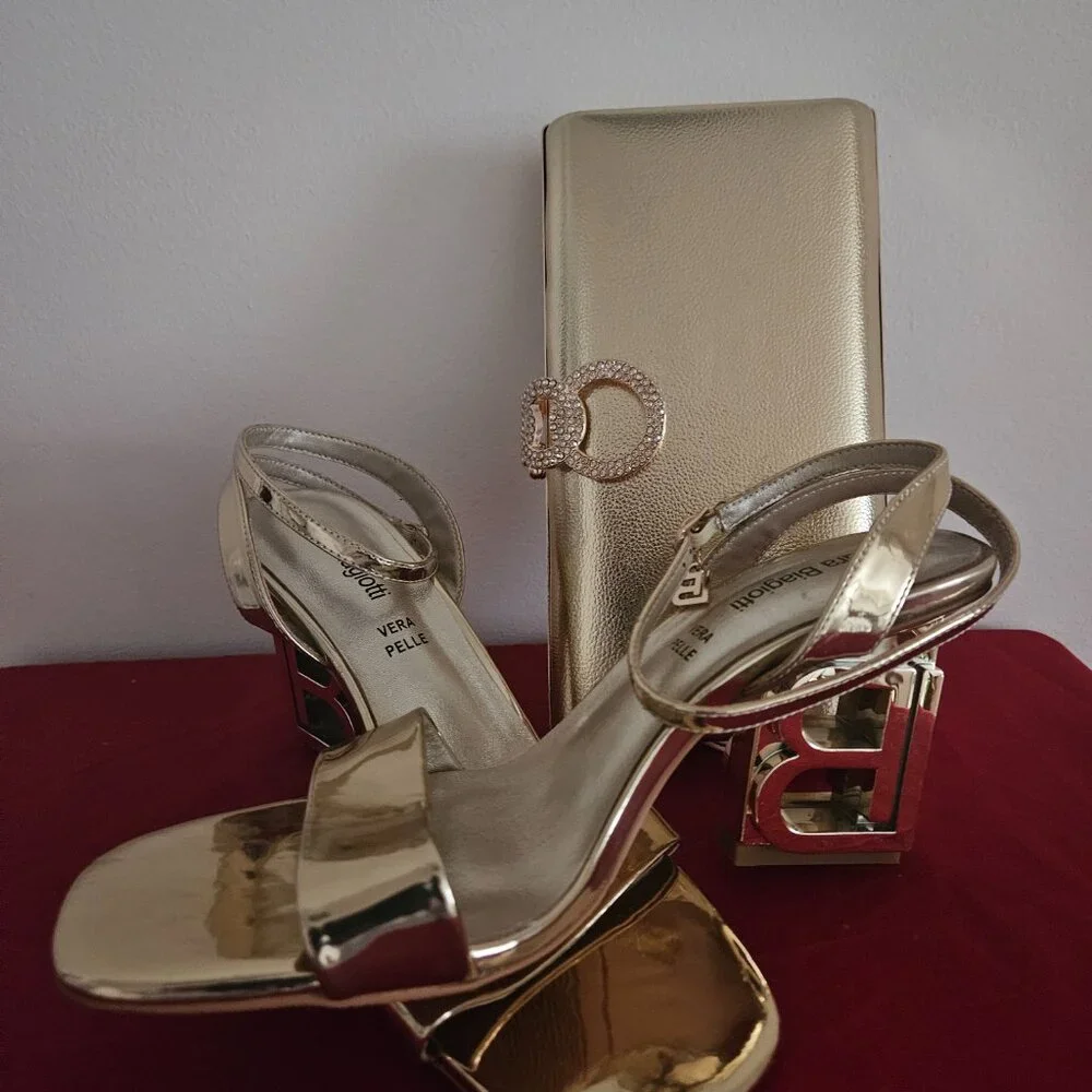 SET LAURA BIAGIOTTI SHOES & MENBUR CLUTCH - Image 7
