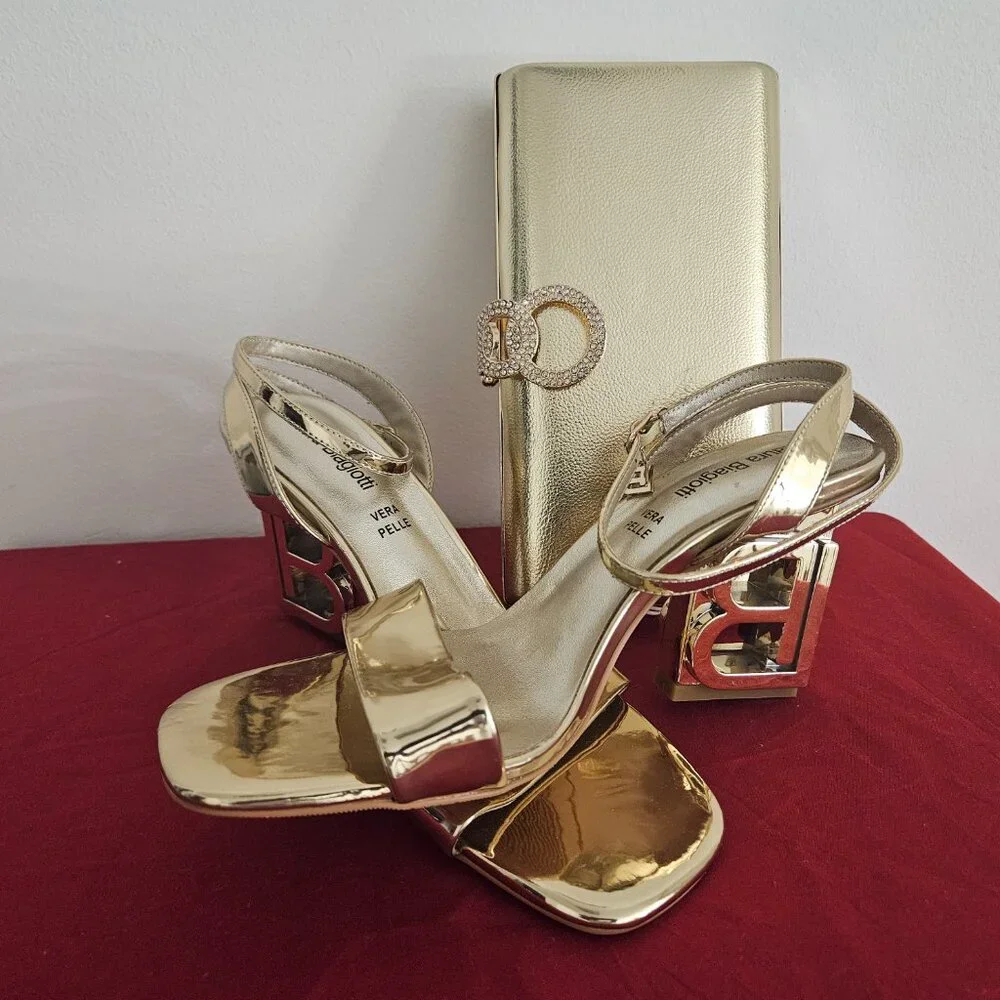 SET LAURA BIAGIOTTI SHOES & MENBUR CLUTCH - Image 2