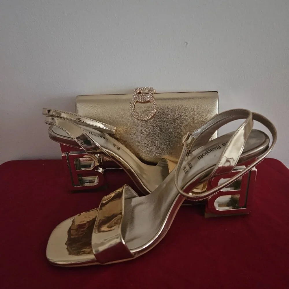 SET LAURA BIAGIOTTI SHOES & MENBUR CLUTCH - Image 3