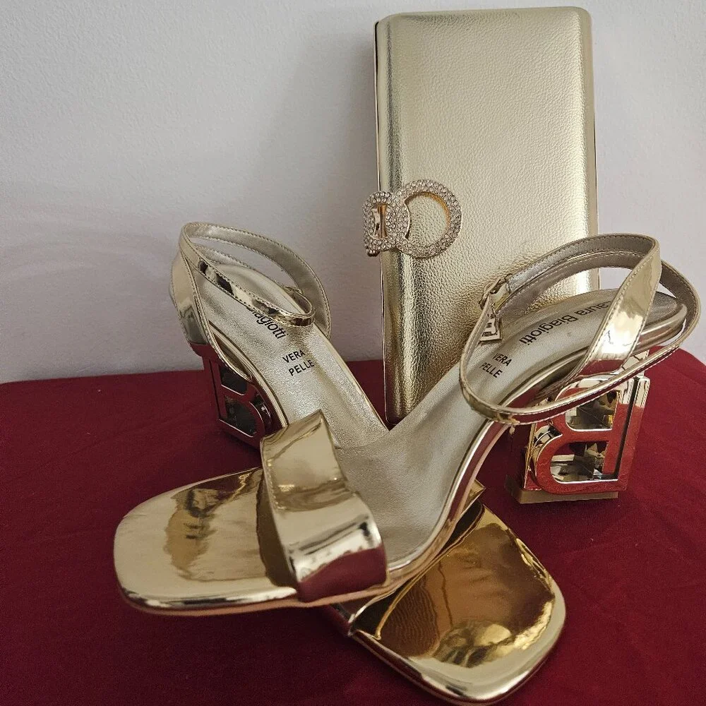 SET LAURA BIAGIOTTI SHOES & MENBUR CLUTCH - Image 4