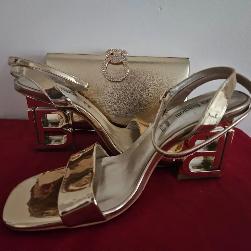 SET LAURA BIAGIOTTI SHOES & MENBUR CLUTCH - Image 9