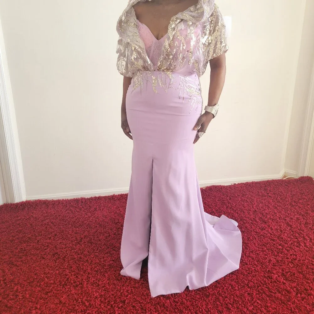 Formal Dress with Cape - Image 6