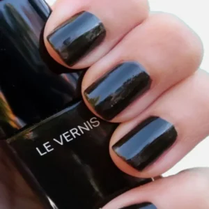 Chanel Le Vernis Longwear Nail Polish #715 DEEPNESS Black RARE Limited Ed. BOXED