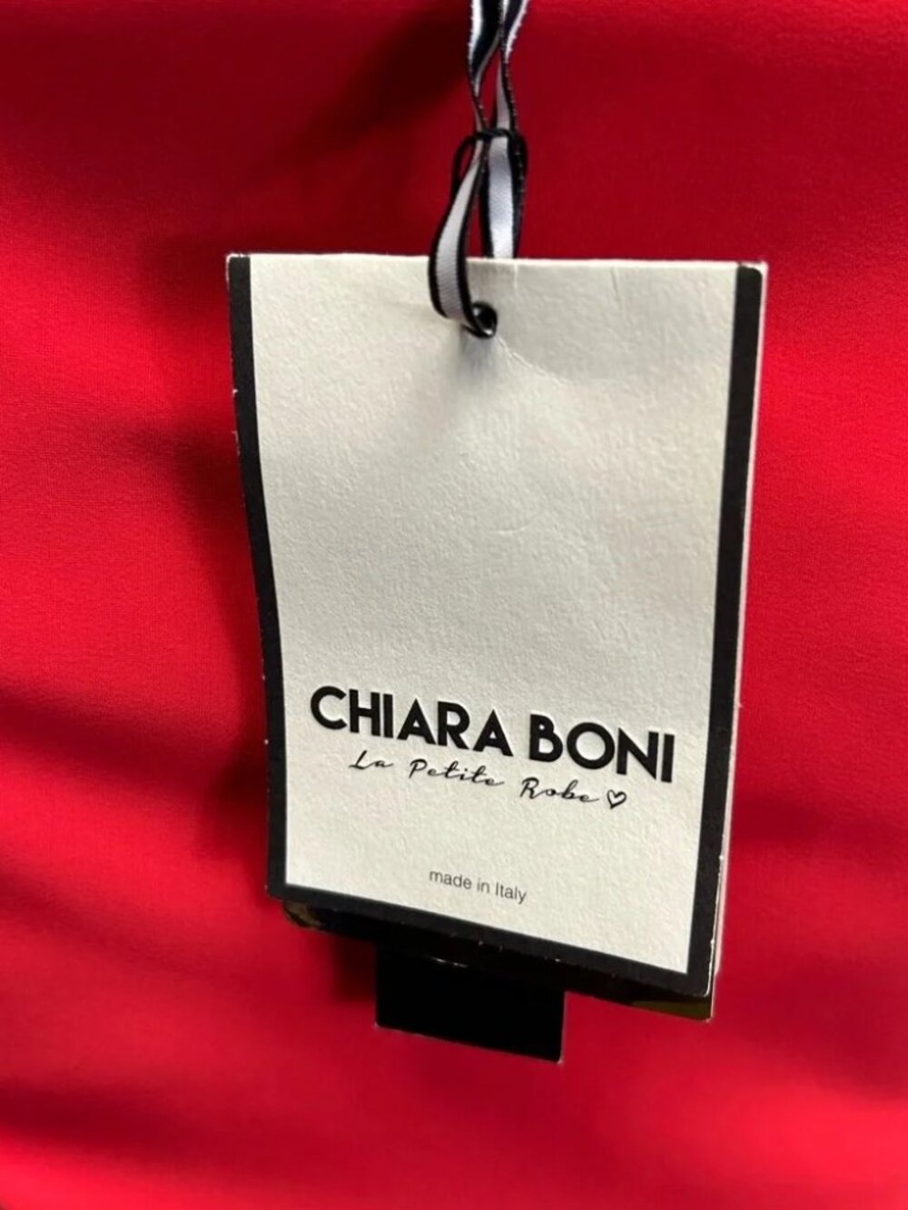 Chiara Boni Red La Petite Robe Melania Formal Dress - Image 7