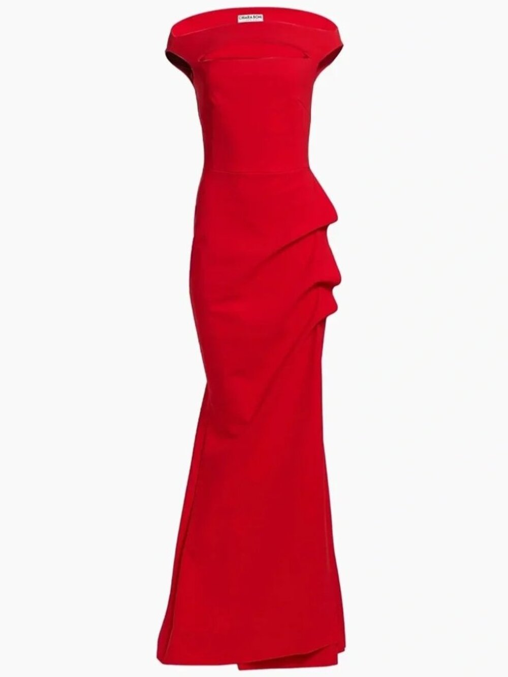Chiara Boni Red La Petite Robe Melania Formal Dress - Image 3